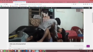 indian aunty with young boyfriend