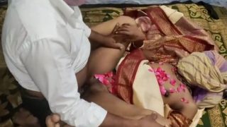 Desi Telugu wife romantic intercourse