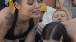 Hot Hime Marie and Alexis Tae are fucking
