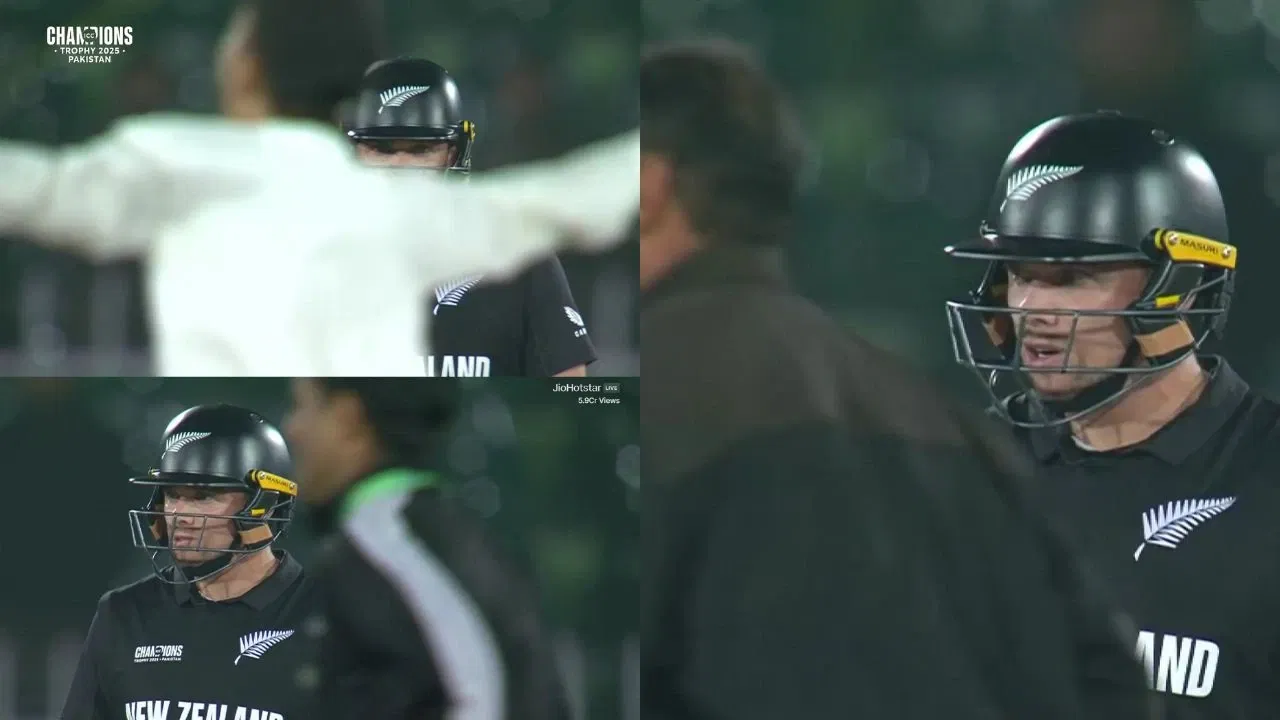 Watch: Huge security breach during Bangladesh vs New Zealand CT 2025 match in Rawalpindi, Tom Latham stunned