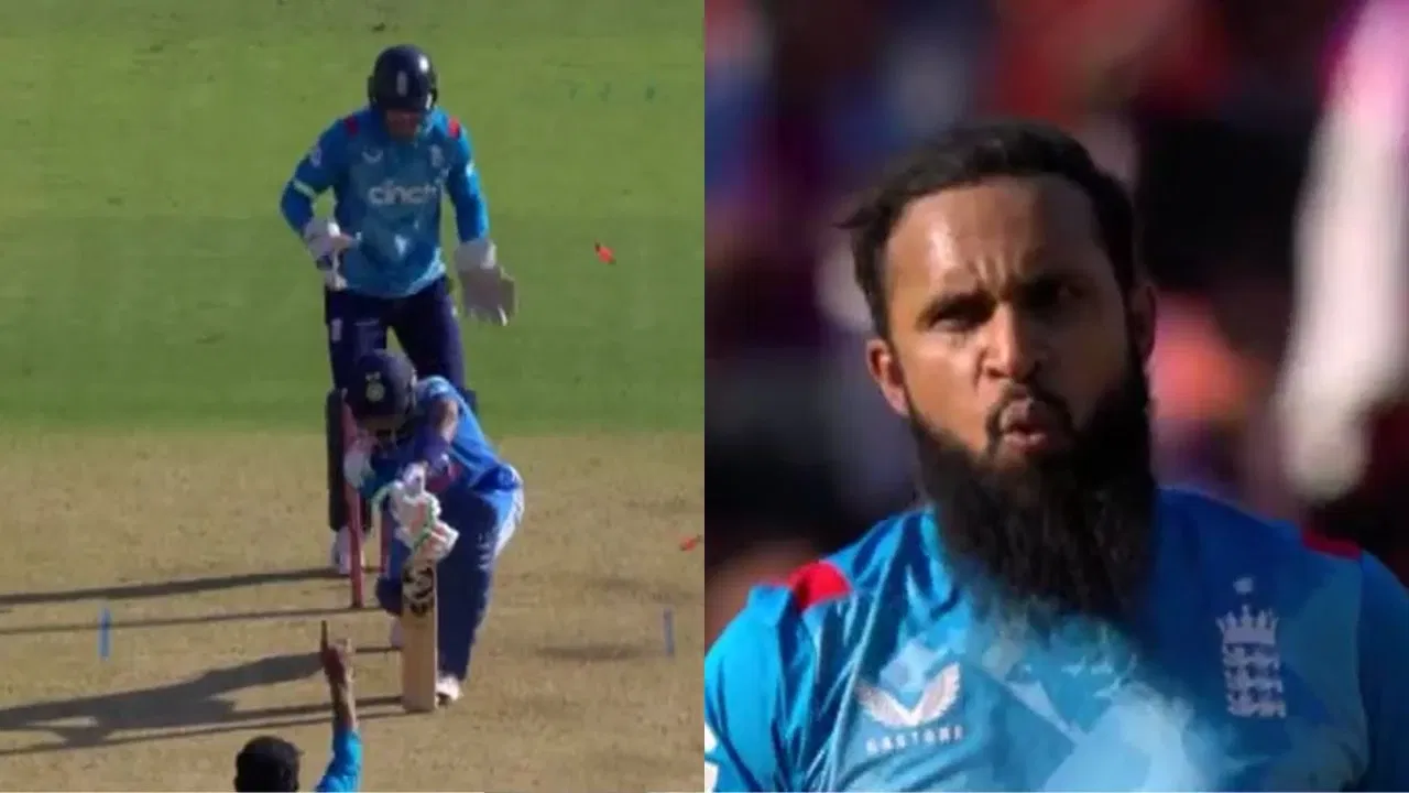 Watch: Adil Rashid castles Hardik Pandya, gets perfect revenge after being hit for consecutive sixes