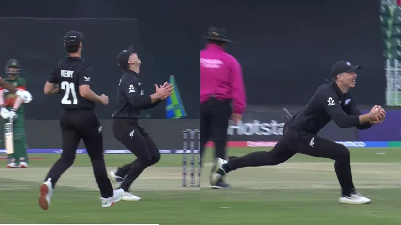 Watch: Michael Bracewell takes blinder to dismiss Najmul Hossain Shanto in BAN vs NZ CT 2025 clash