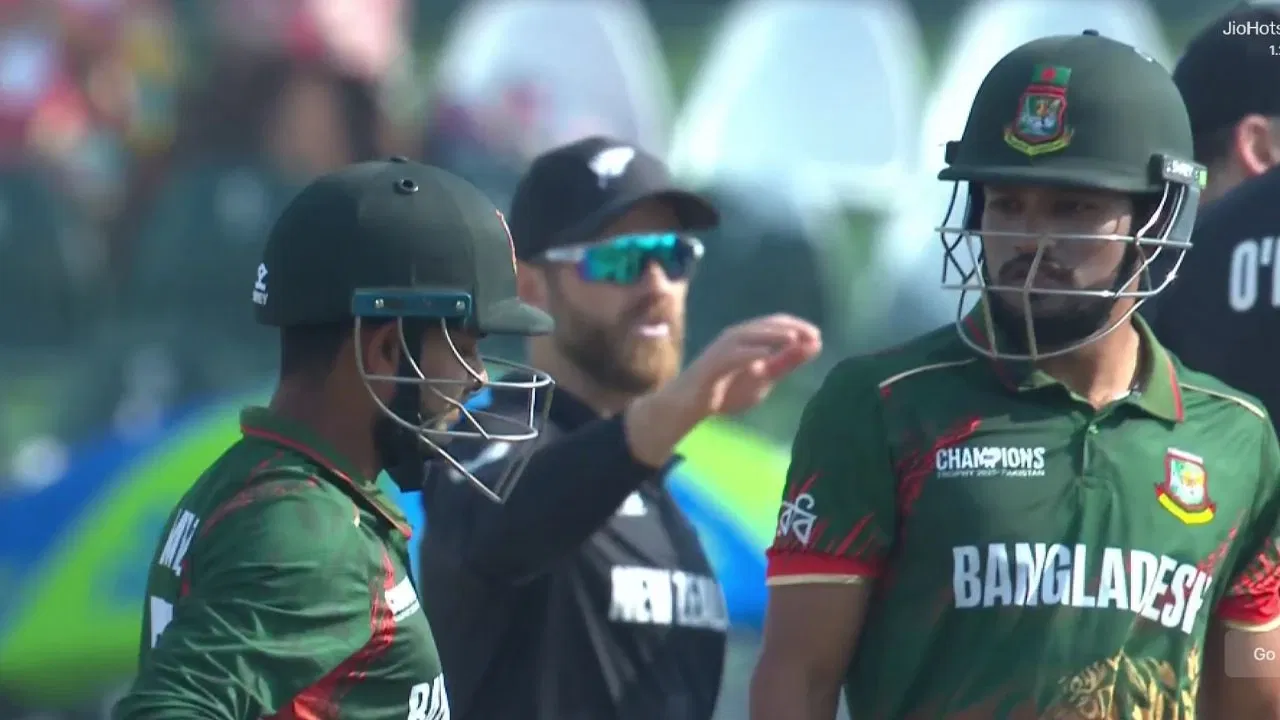 Watch: Najmul Hossain Shanto gives death stare to Mehidy Hasan Miraz after all-rounder gifts his wicket