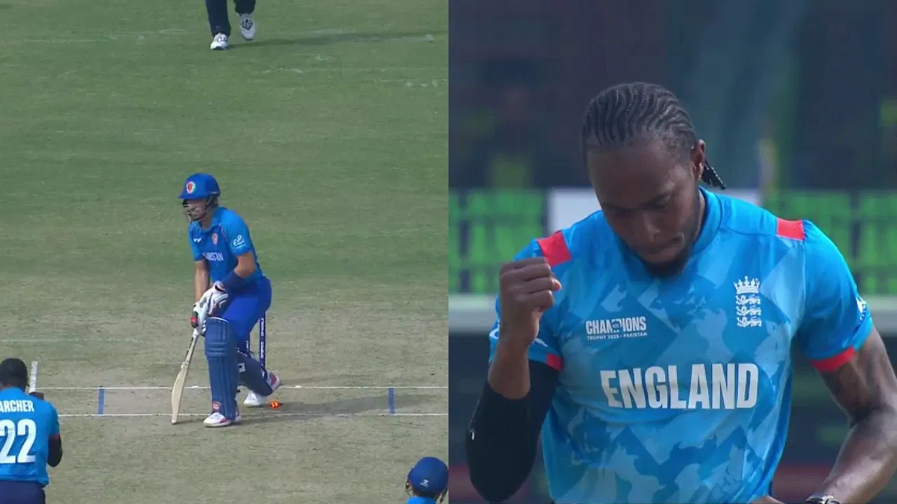 Watch: Jofra Archer castles Rahmanullah Gurbaz with a thunderbolt in CT 2025