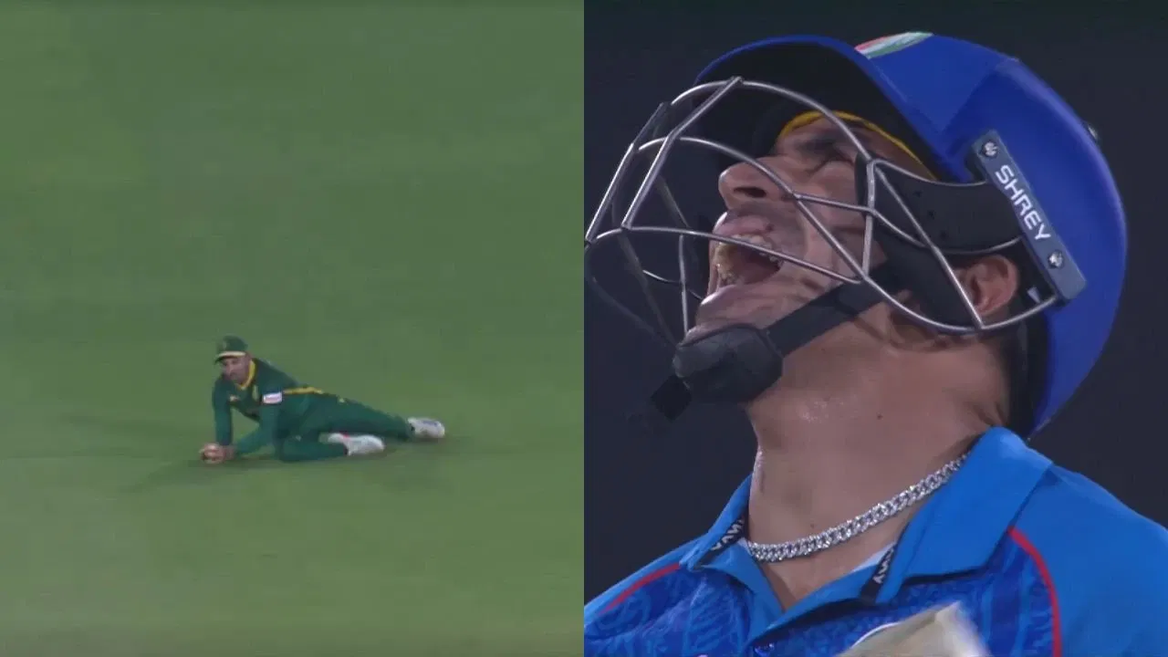 Watch: Rahmanullah Gurbaz screams in anger, slams bat and loses control after dismissal vs SA in CT 2025