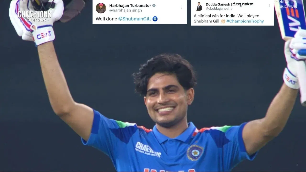 ‘Prince’ Shubman Gill is here to rule: Fans in awe of batter’s sensational ton in CT 2025