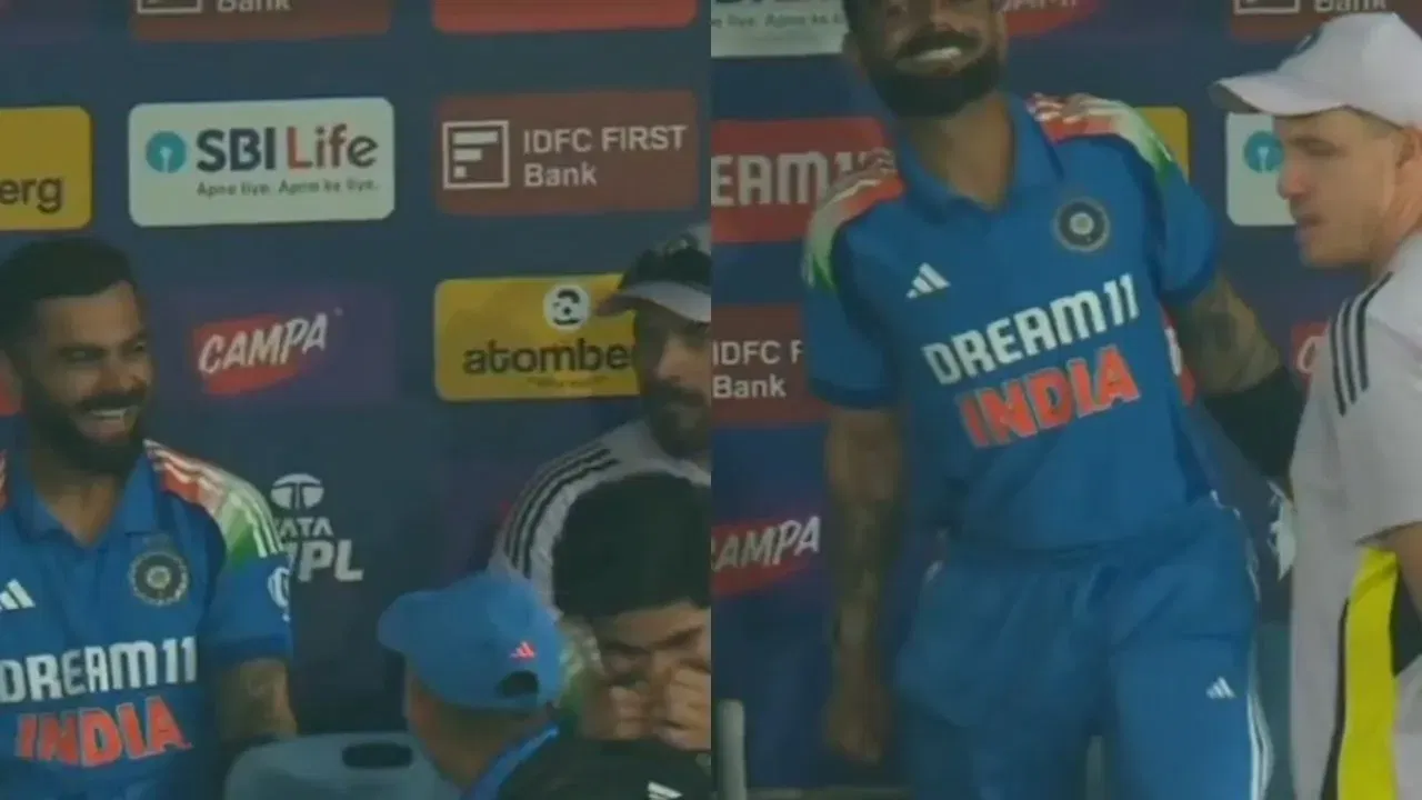 Watch: Virat Kohli mocks Suryakumar Yadav, imitates ‘chewing gum’ act to leave Pant, Gill in splits