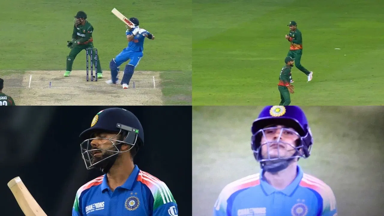 Watch: Shubman Gill shocked and disgusted as Virat Kohli falls to spinner again in CT 2025