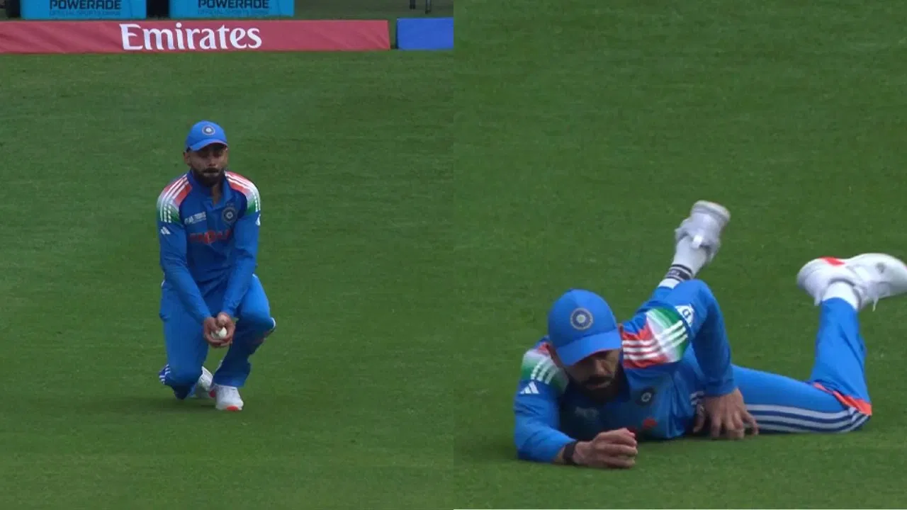 Watch: Virat Kohli takes stunner to dismiss Naseem Shah, creates world record