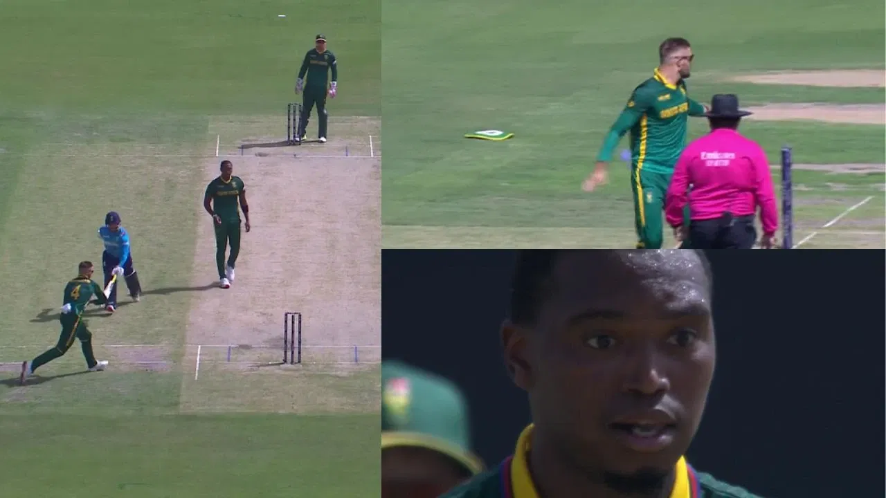 Watch: Aiden Markram fumes at Lungi Ngidi for missing simple run-out chance during SA vs ENG CT 2025 match