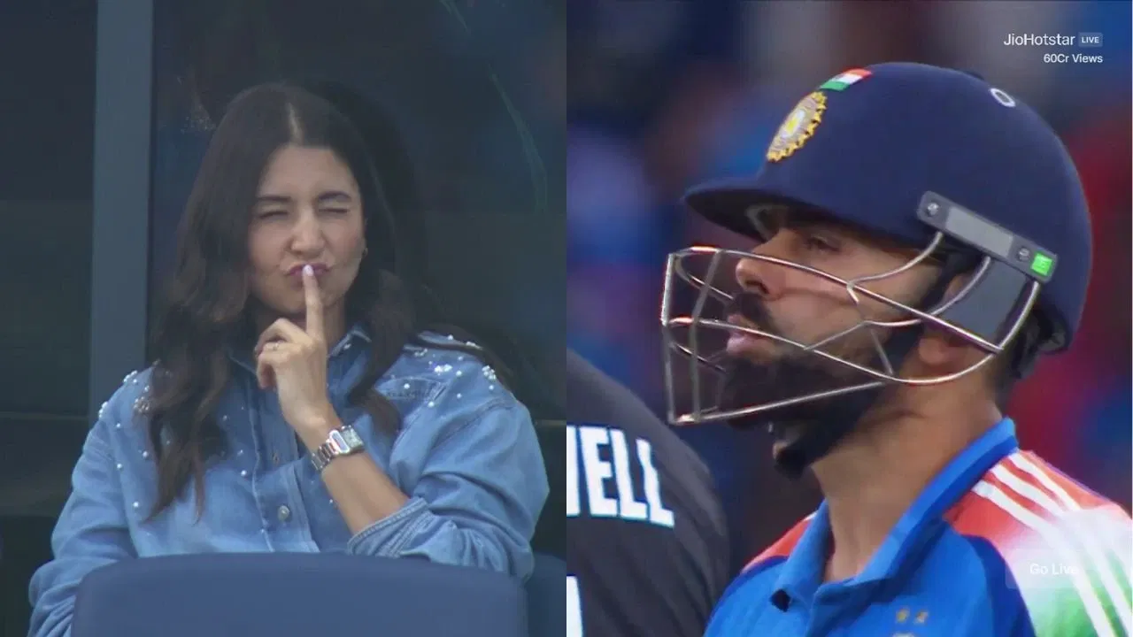 Watch: Anushka Sharma’s viral reaction to Virat Kohli’s horror show in Champions Trophy final