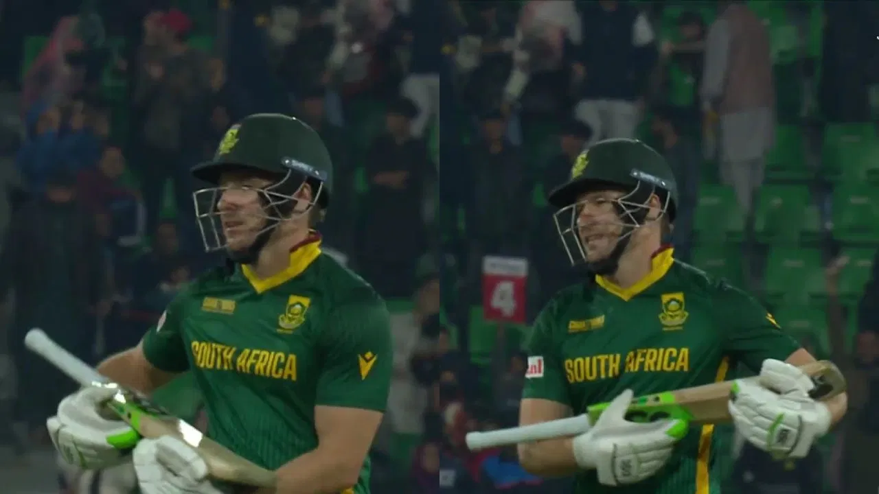 Watch: David Miller does ‘baby celebration’ after smashing fighting century in CT 2025 semi-final