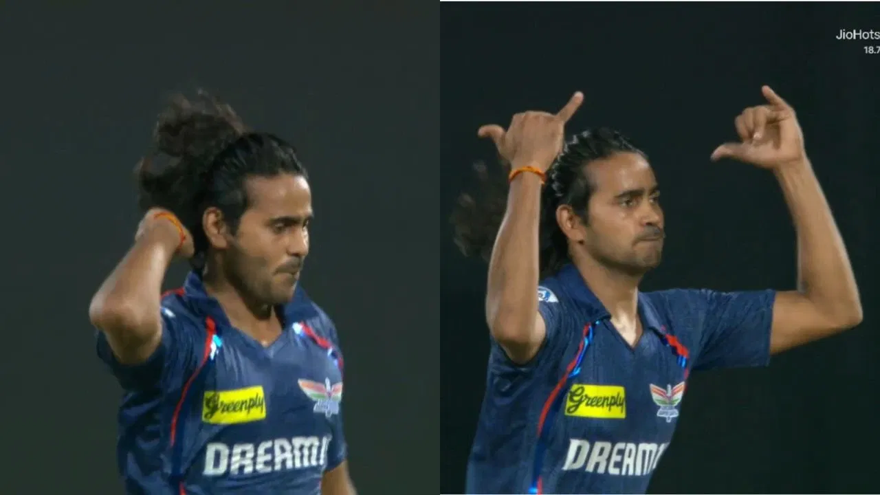 Watch: Digvesh Rathi celebrates like Neymar after dismissing Axar Patel for maiden IPL wicket