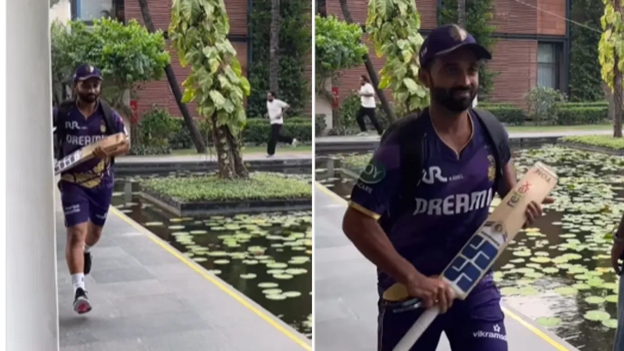 Watch- KKR’s team bus leaves Ajinkya Rahane; height of disrespect shown