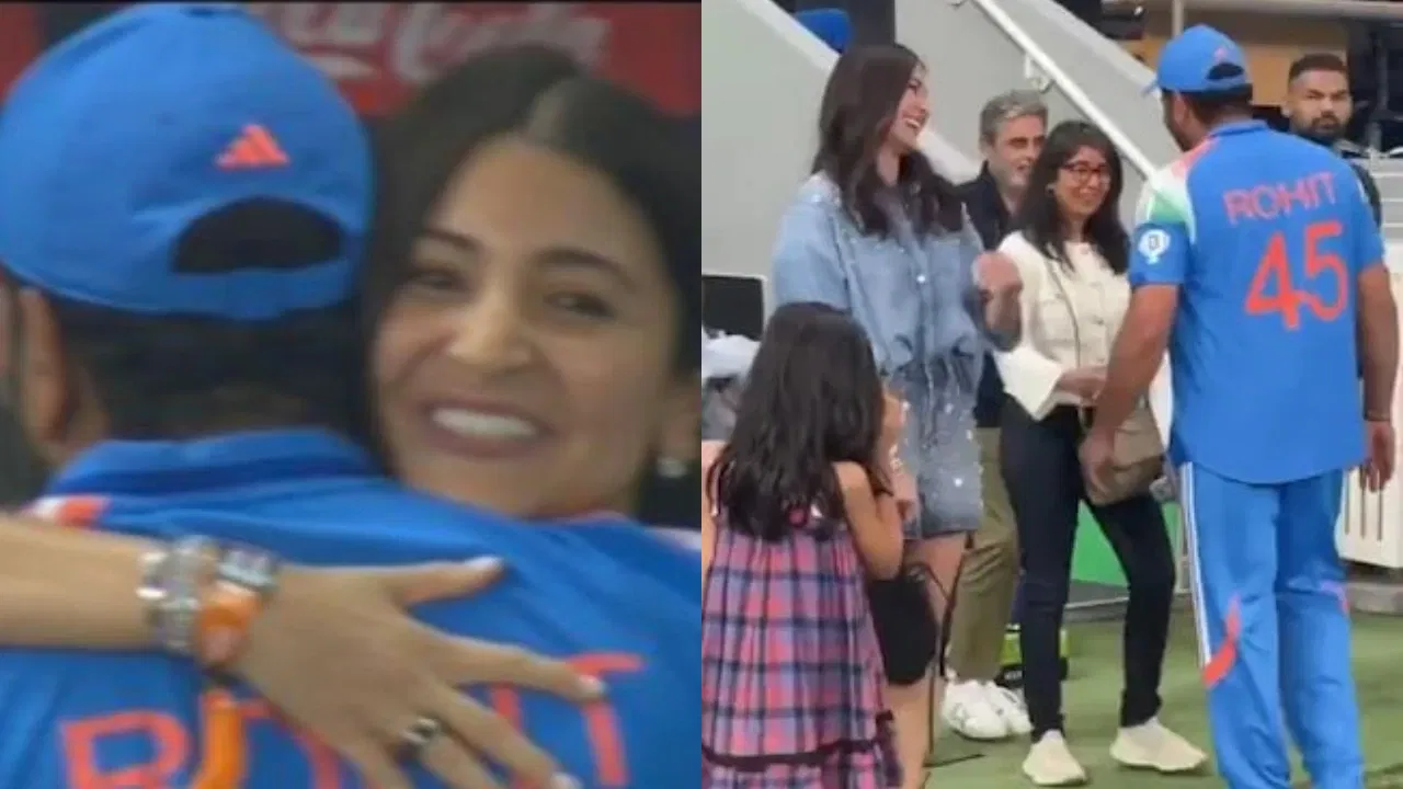 Watch: Anushka Sharma’s special moment with Rohit Sharma after CT win breaks the internet