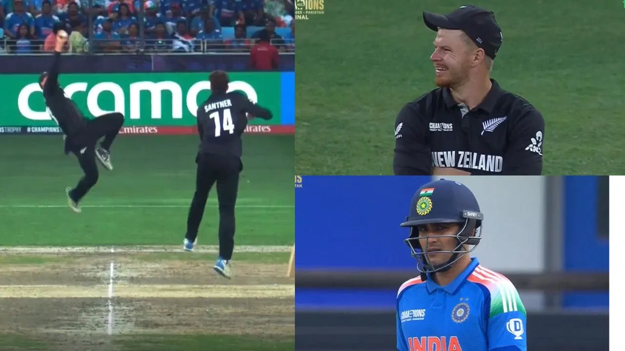 Watch: Glenn Phillips turns into a bird to take a blinder and dismiss Shubman Gill