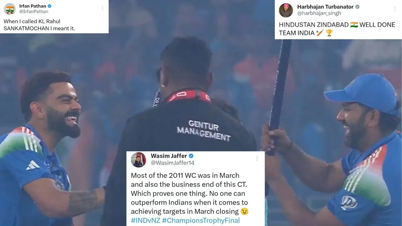 “Bring on the white jackets” – Fans erupts in joy as Rohit Sharma’s India win ICC Champions Trophy 2025