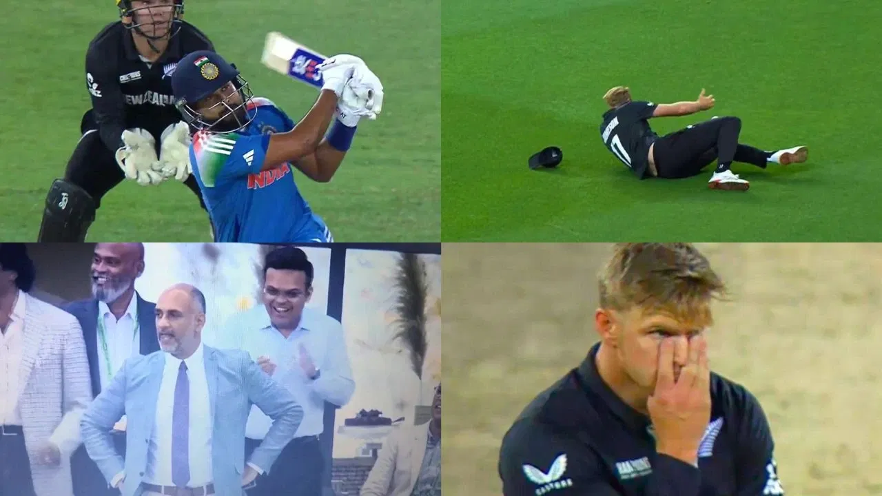 Watch: Jay Shah goes berserk as Kyle Jamieson drops Shreyas Iyer in CT 2025 final