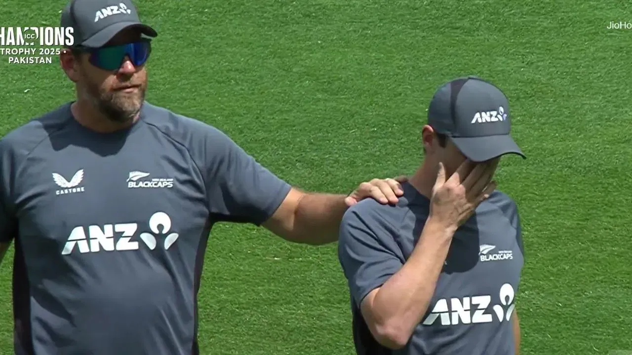 Watch: Matt Henry left in tears after failing fitness test ahead of Champions Trophy 2025 final