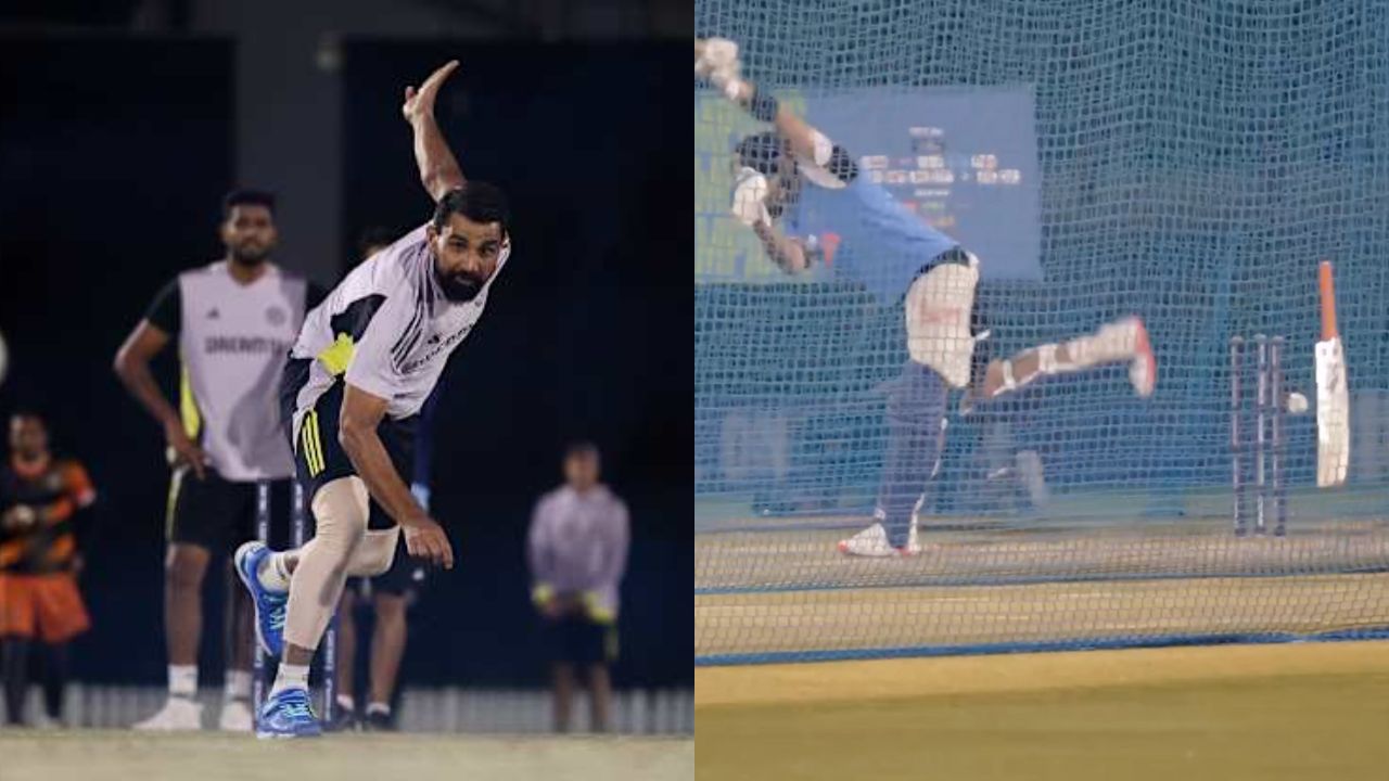 Watch: Mohammed Shami shatters Virat Kohli’s middle stump ahead of India vs New Zealand Champions Trophy clash