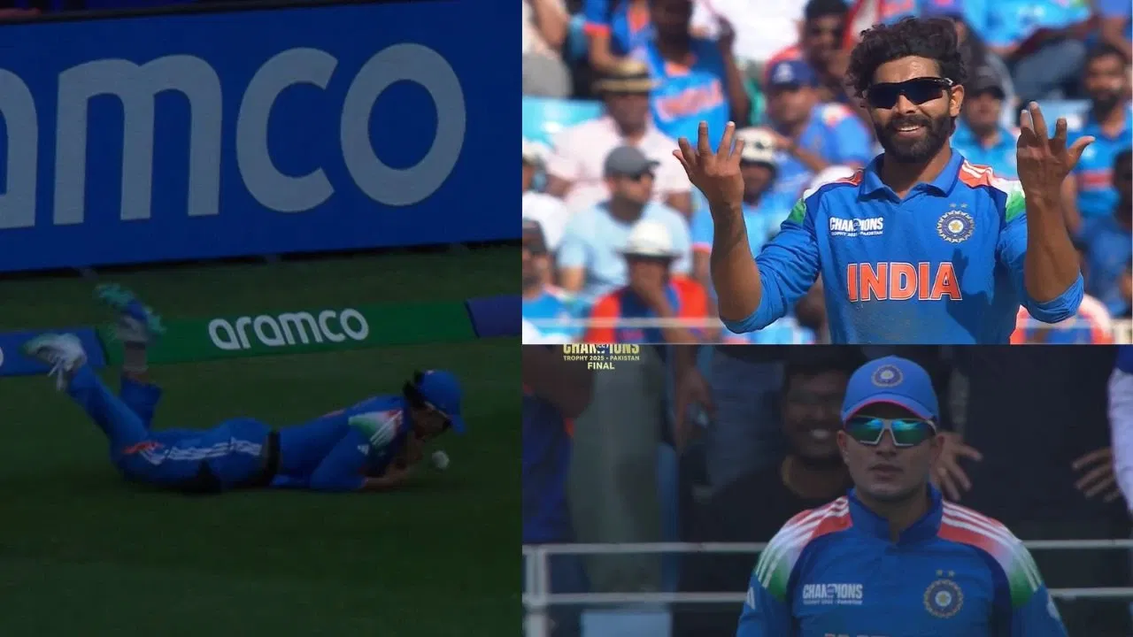 Watch: Ravindra Jadeja lashes out at Shubman Gill for dropping Glenn Phillips in CT 2025 final