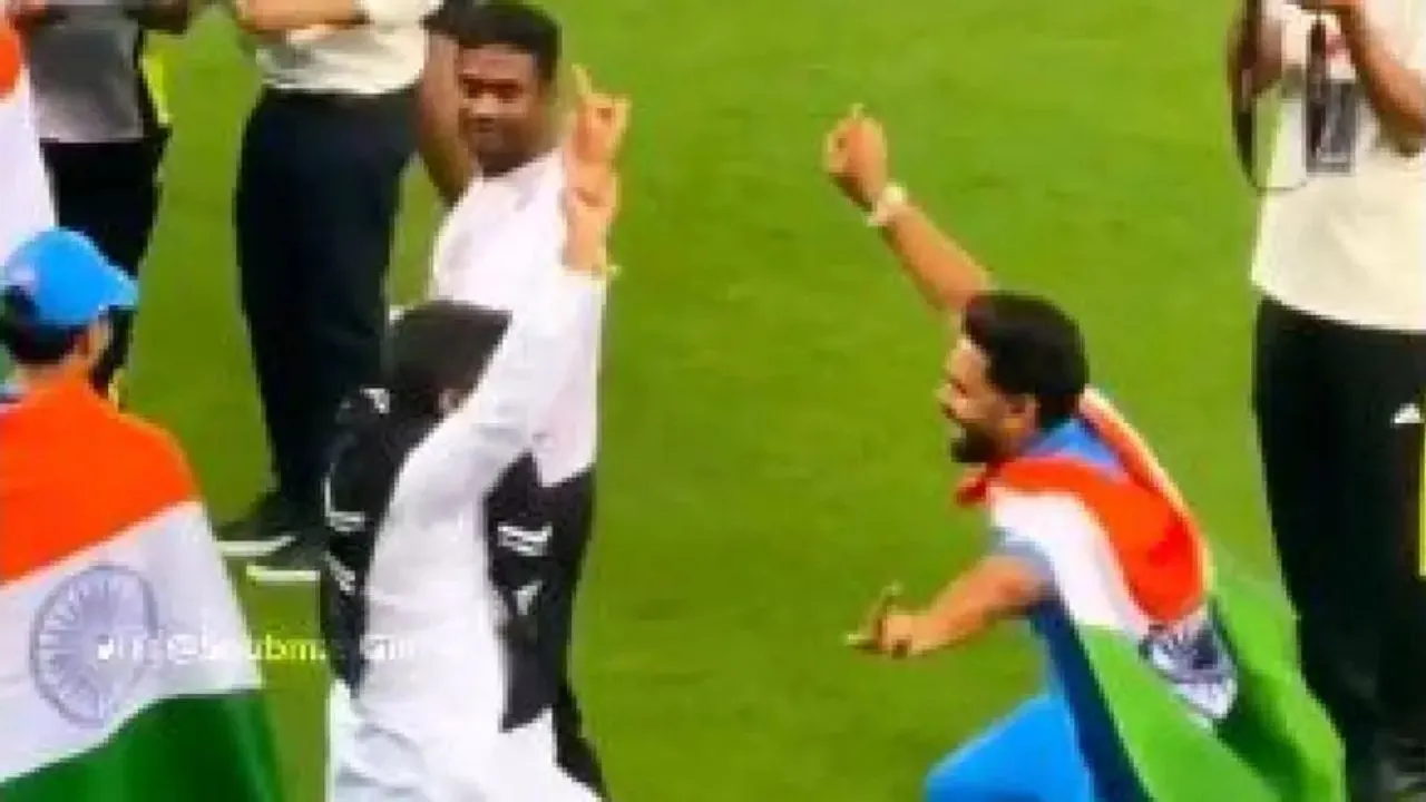 Watch: Shubman Gill’s father joins Rishabh Pant for bhangra dance after Champions Trophy 2025 win
