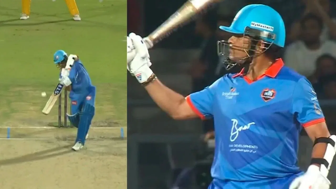 Watch: Sachin Tendulkar unleashes Rohit Sharma-like mayhem against Australia in IML T20 2025
