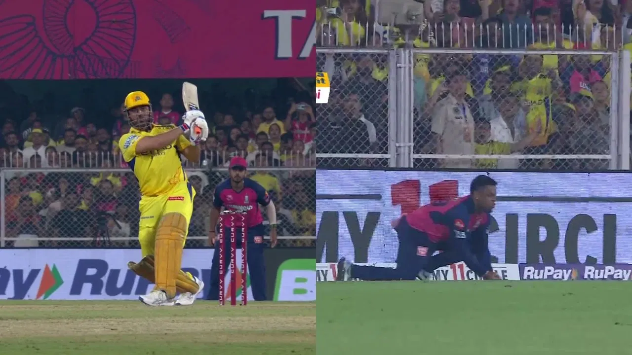 Watch: MS Dhoni falls to Shimron Hetmyer’s stunner as RR star breaks CSK fans’ hearts