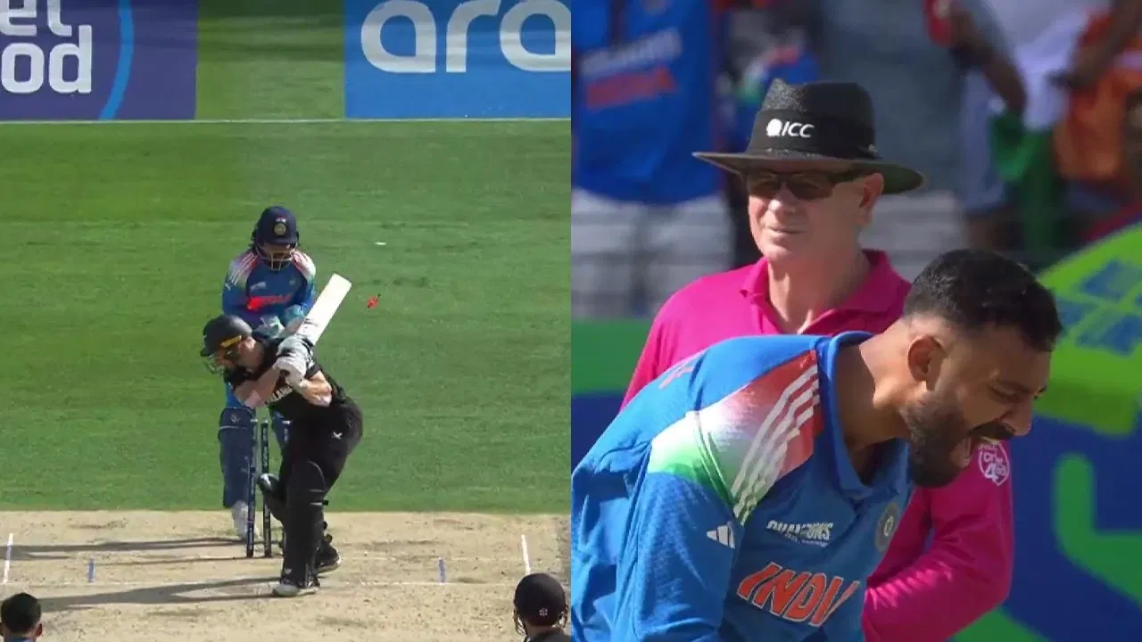 Watch: Varun Chakravarthy goes wild after demolishing Glenn Phillips’ stumps with a ripper