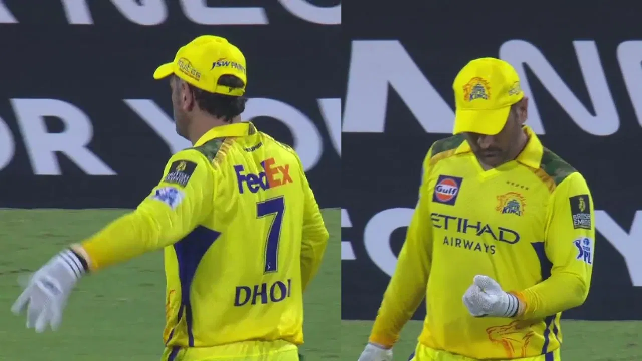 Watch: MS Dhoni grimaces in pain after being injured by Matheesha Pathirana’s delivery