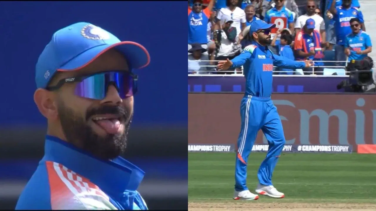 Watch: Virat Kohli gives hilarious ‘ta-ta’ send-off to Tom Latham in CT 2025 final