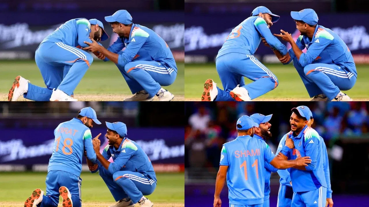 Watch: Stunning scenes! Axar Patel makes Virat Kohli touch his feet with this act