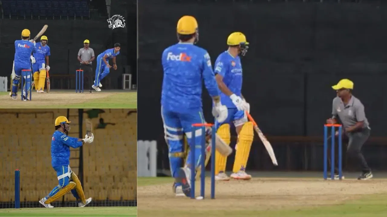 IPL 2025: Watch: MS Dhoni teaches Matheesha Pathirana a lesson with iconic helicopter shot off his yorker