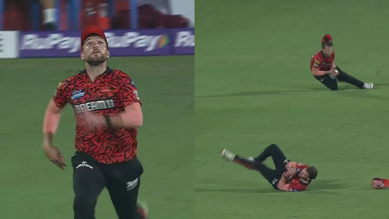 Watch: Wiaan Mulder takes exceptional catch to dismiss Faf du Plessis in DC vs SRH clash