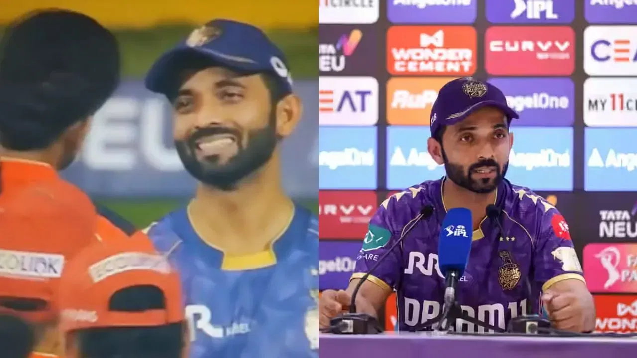 Watch- Ajinkya Rahane insults KKR batsmen in front of Shreyas Iyer