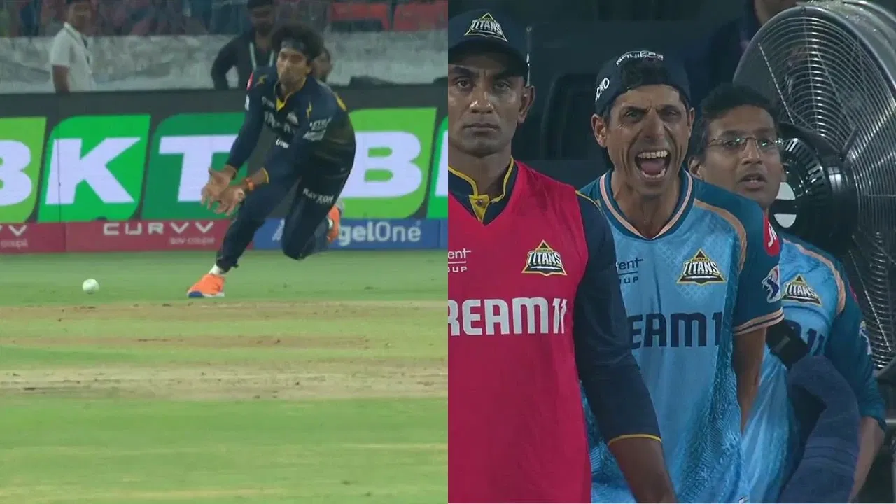 Watch: Ashish Nehra explodes, yells angrily as Sai Kishore makes big fielding blunder vs SRH