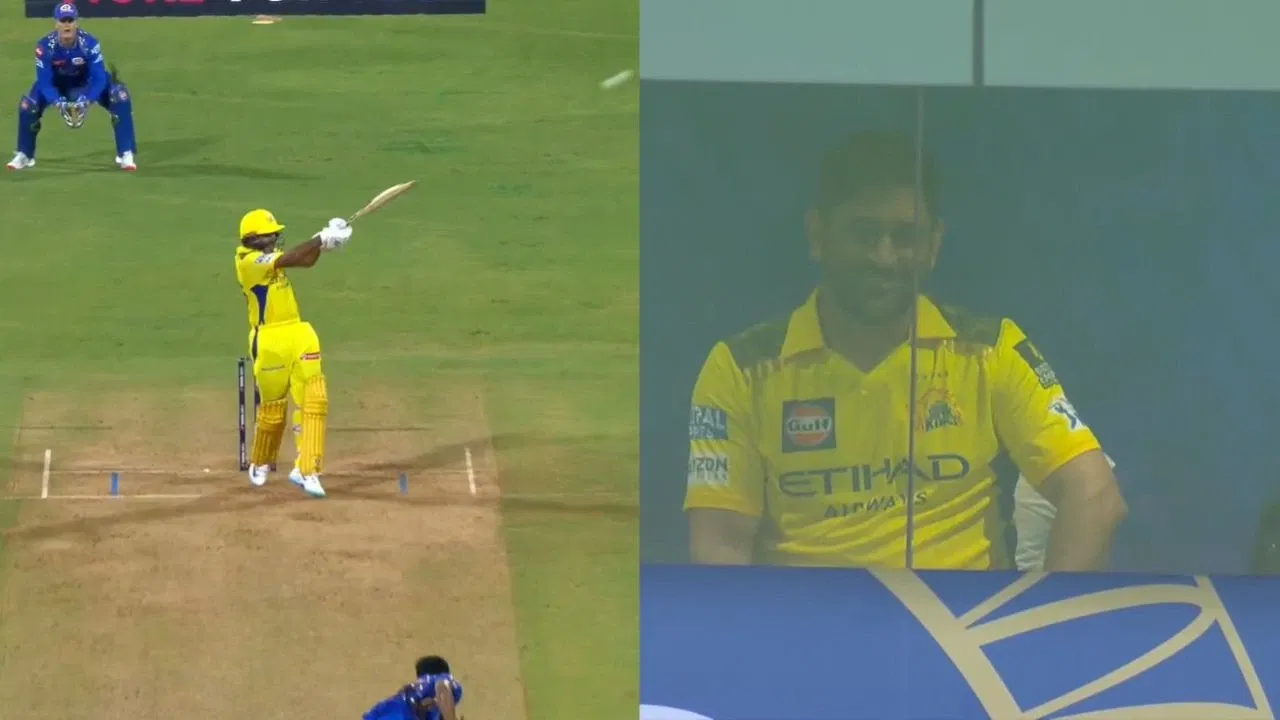 Watch: 4, 6, 6! Ayush Mhatre leaves MS Dhoni in awe by announcing his IPL arrival in style