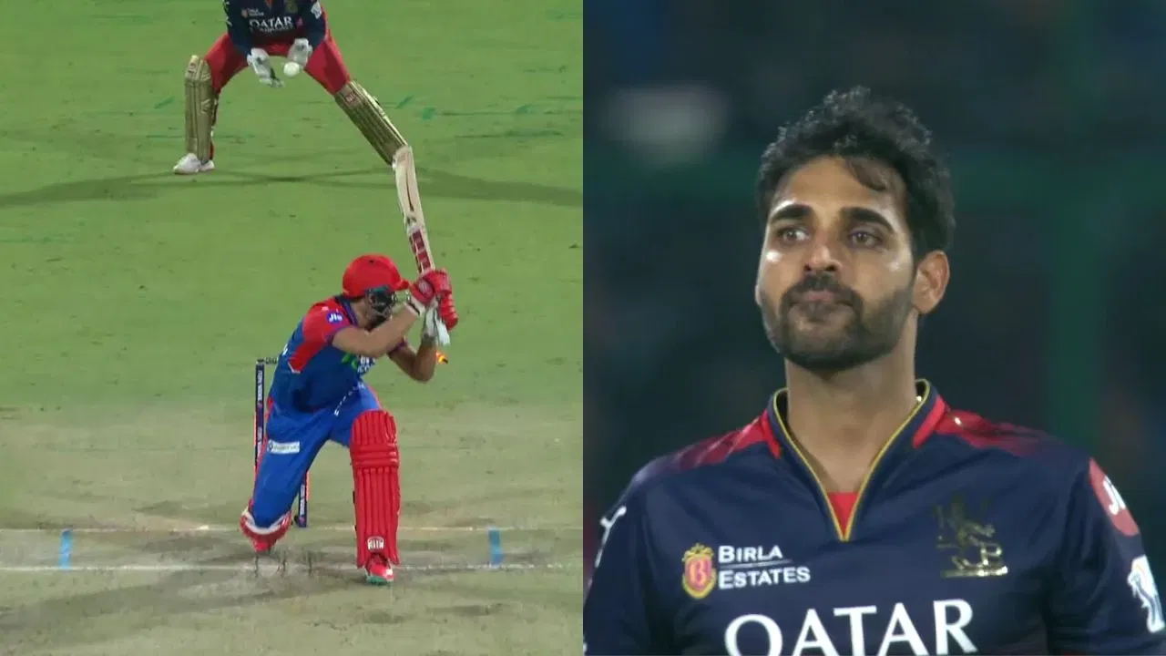 Watch: Bhuvneshwar Kumar knocks over Ashutosh Sharma with a beauty during DC vs RCB clash