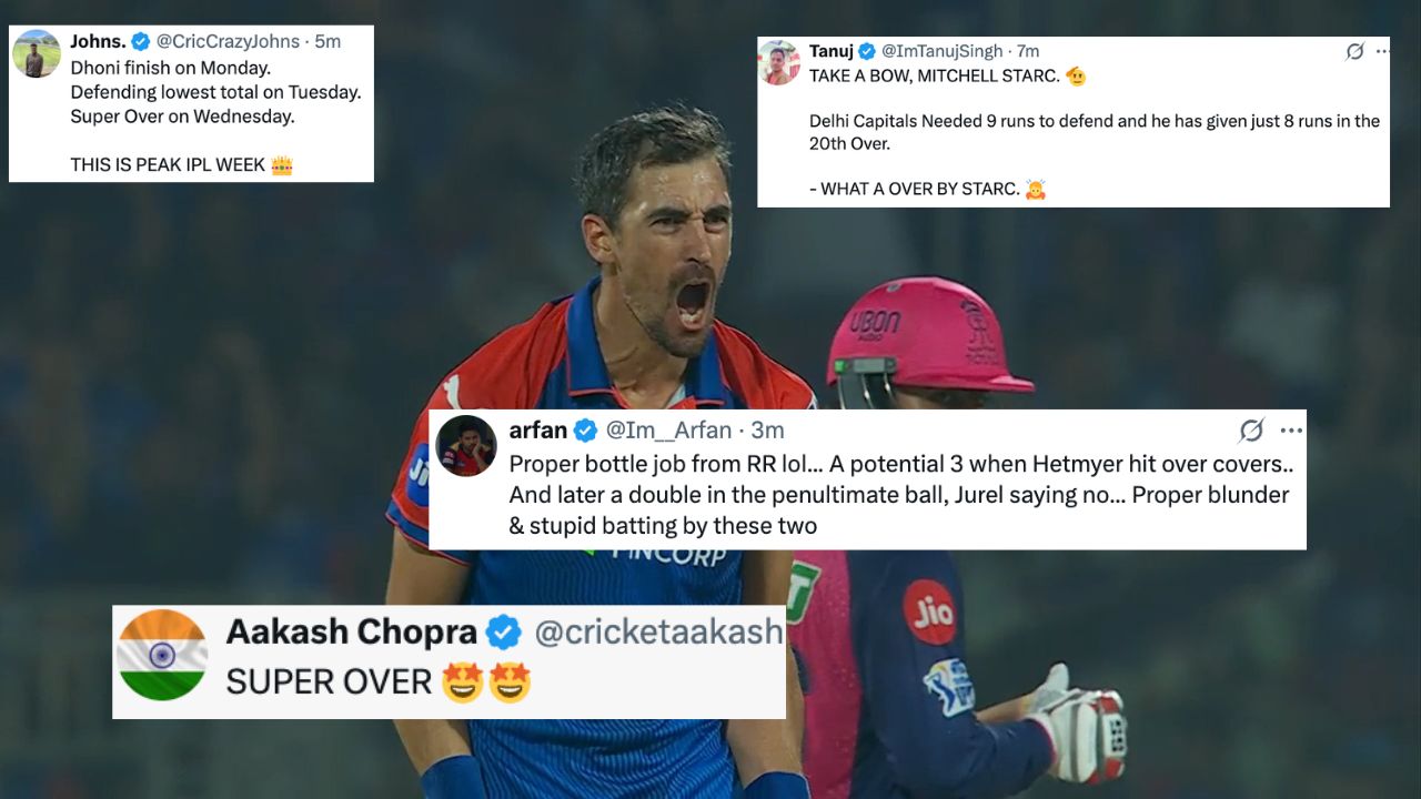 “IPL Script Is Finally Ready”- Twitter Reacts To DC vs RR Super Over In IPL 2025