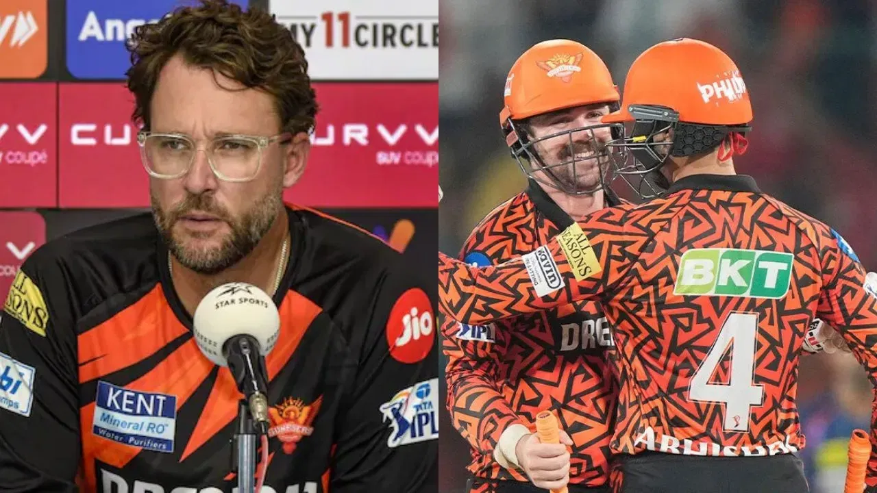 SRH Head Coach Daniel Vettori openly threatens Travis Head-Abhishek Sharma after Mumbai loss