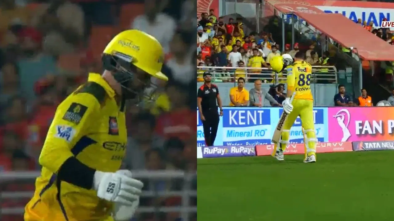 Watch: Devon Conway shockingly retires out in IPL 2025 after scoring 69 off 49
