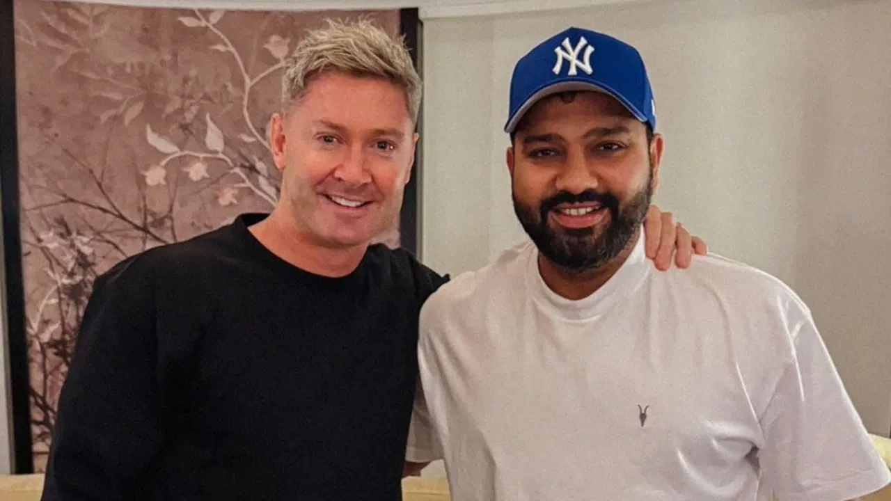 Rohit Sharma’s retirement date announced by Michael Clarke in front of Indian captain