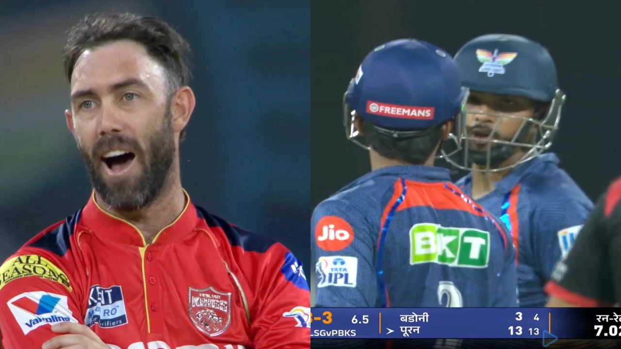 Watch: Glenn Maxwell-Nicholas Pooran involved in a Mid-pitch ugly spat in Lucknow