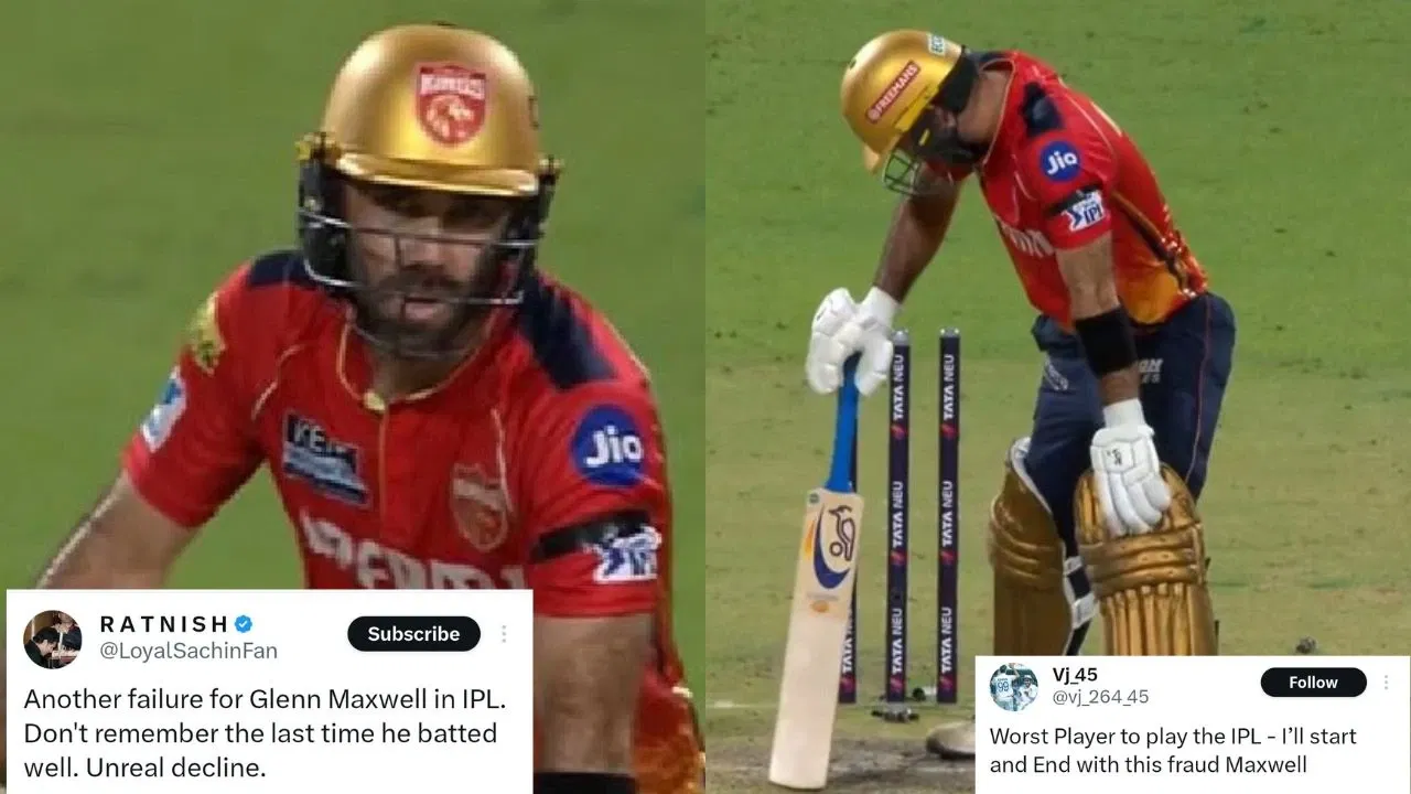 Twitter blasts Glenn Maxwell as the ‘Worst Player in IPL history’ after failure against KKR