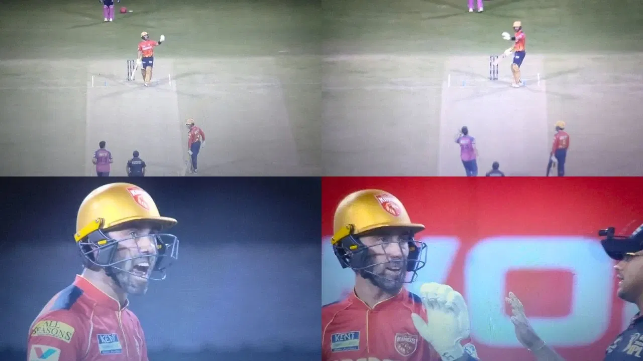Watch: Glenn Maxwell engages in explosive fight with umpire over Spidercam distractions