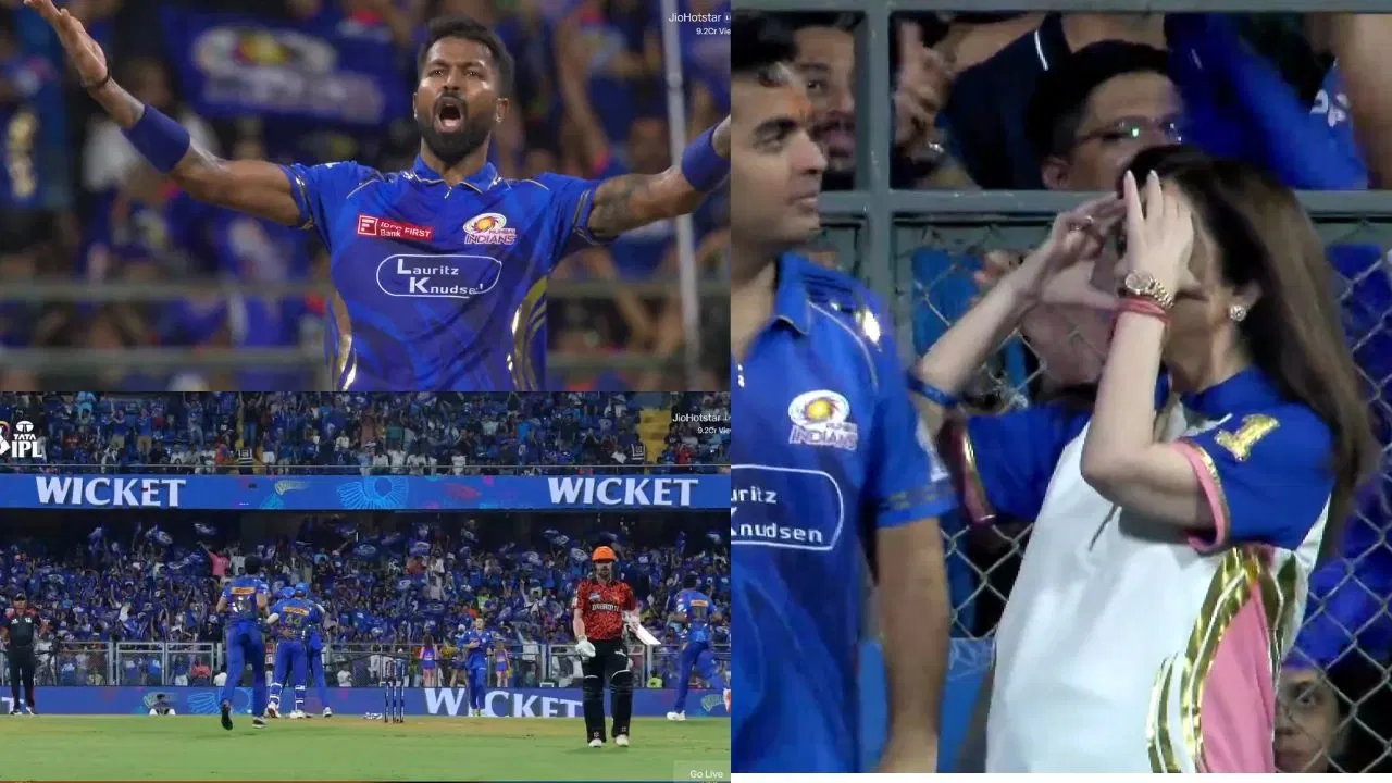 Watch: Huge drama! Hardik Pandya dismisses Travis Head on no-ball, Nita Ambani shocked