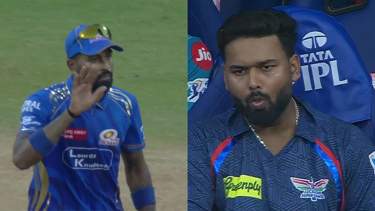 Watch: Hardik Pandya gives brutal ‘bye-bye’ send-off to Rishabh Pant in IPL 2025
