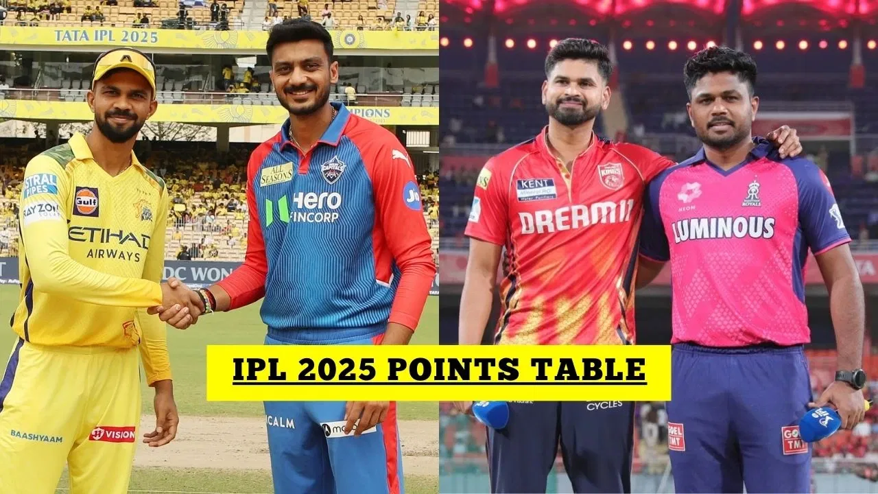 IPL Points Table, Orange Cap, Purple Cap After CSK vs DC Match 17 & PBKS vs RR Match 18 – IPL 2025