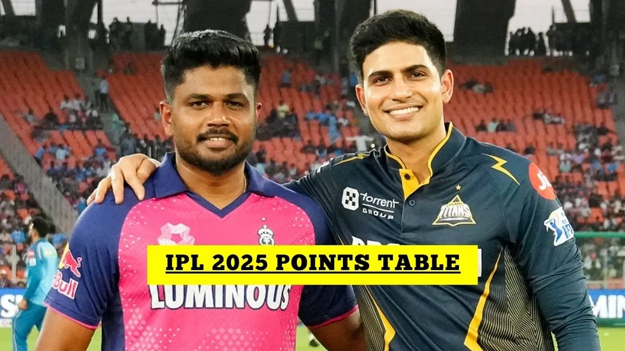 IPL Points Table, Orange Cap, Purple Cap After GT vs RR Match 23 – IPL 2025
