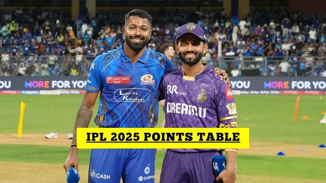 IPL Points Table 2025: Orange Cap, Purple Cap List After MI vs KKR, Match 12